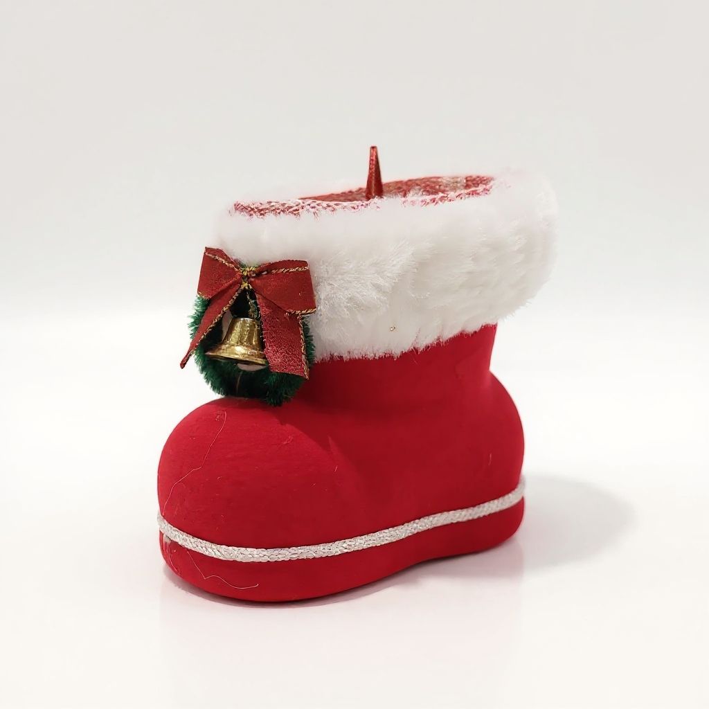 Santa Boot Decoration 4.5/4.5" view 2
