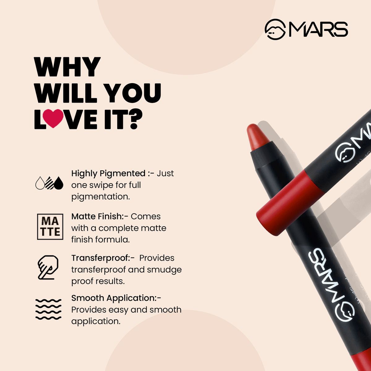 MARS Lip Crayon view 3
