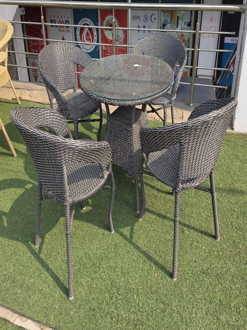 Outdoor Wicker Chair view 4