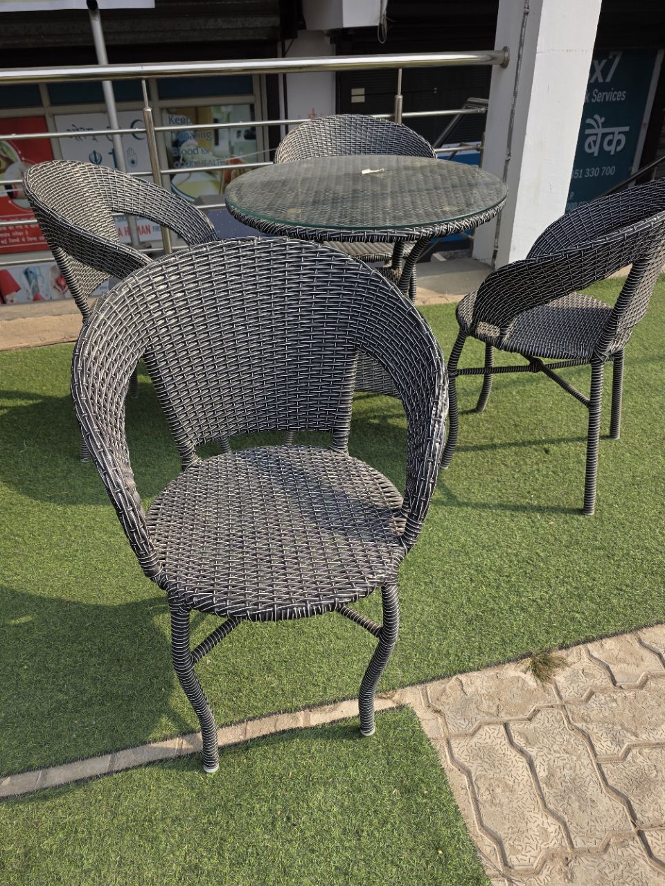 Outdoor Wicker Chair view 3