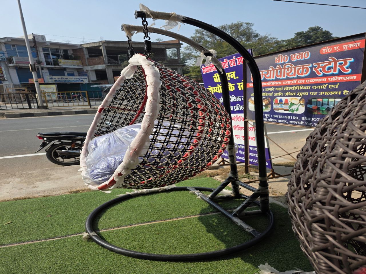 Hanging Egg Chair view 3