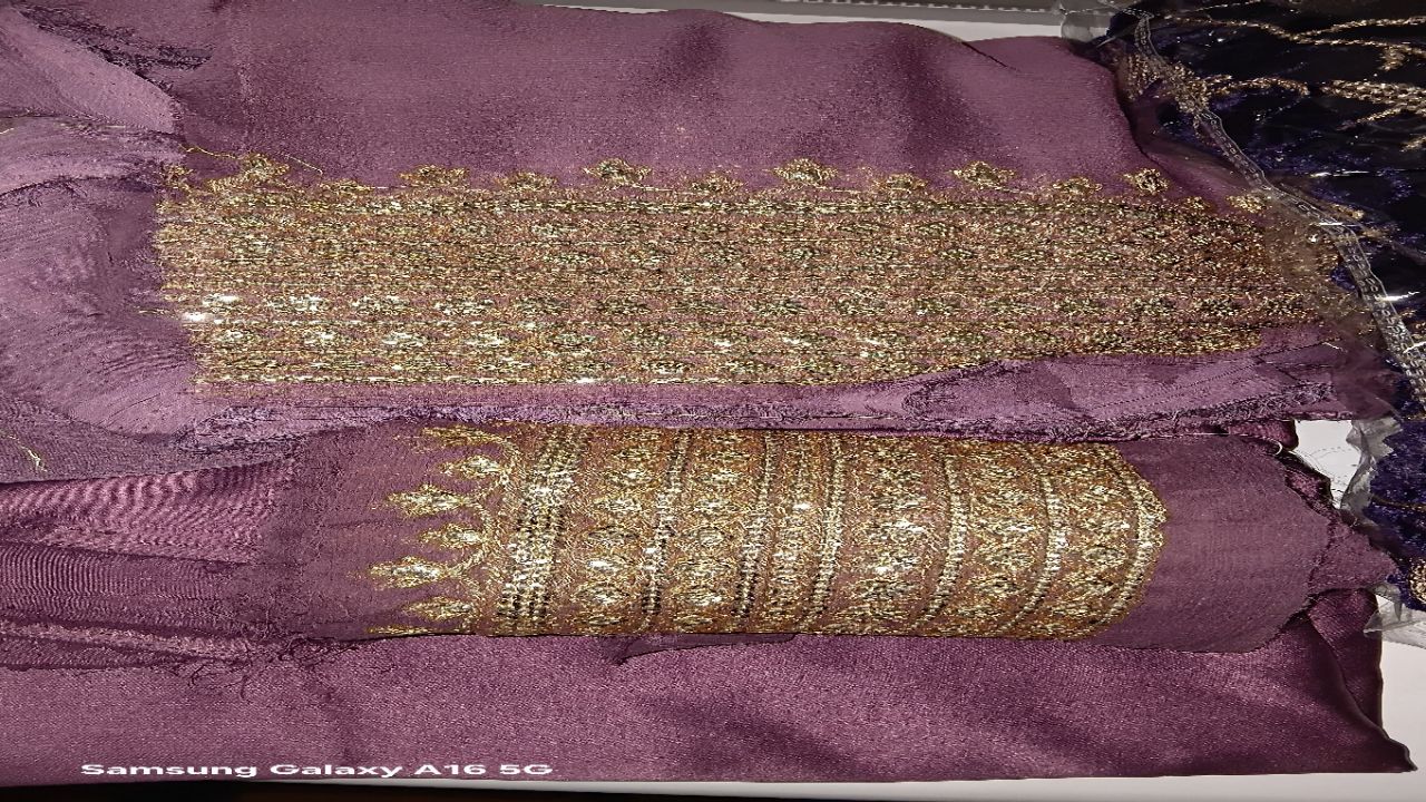 Embroidered Saree view 4