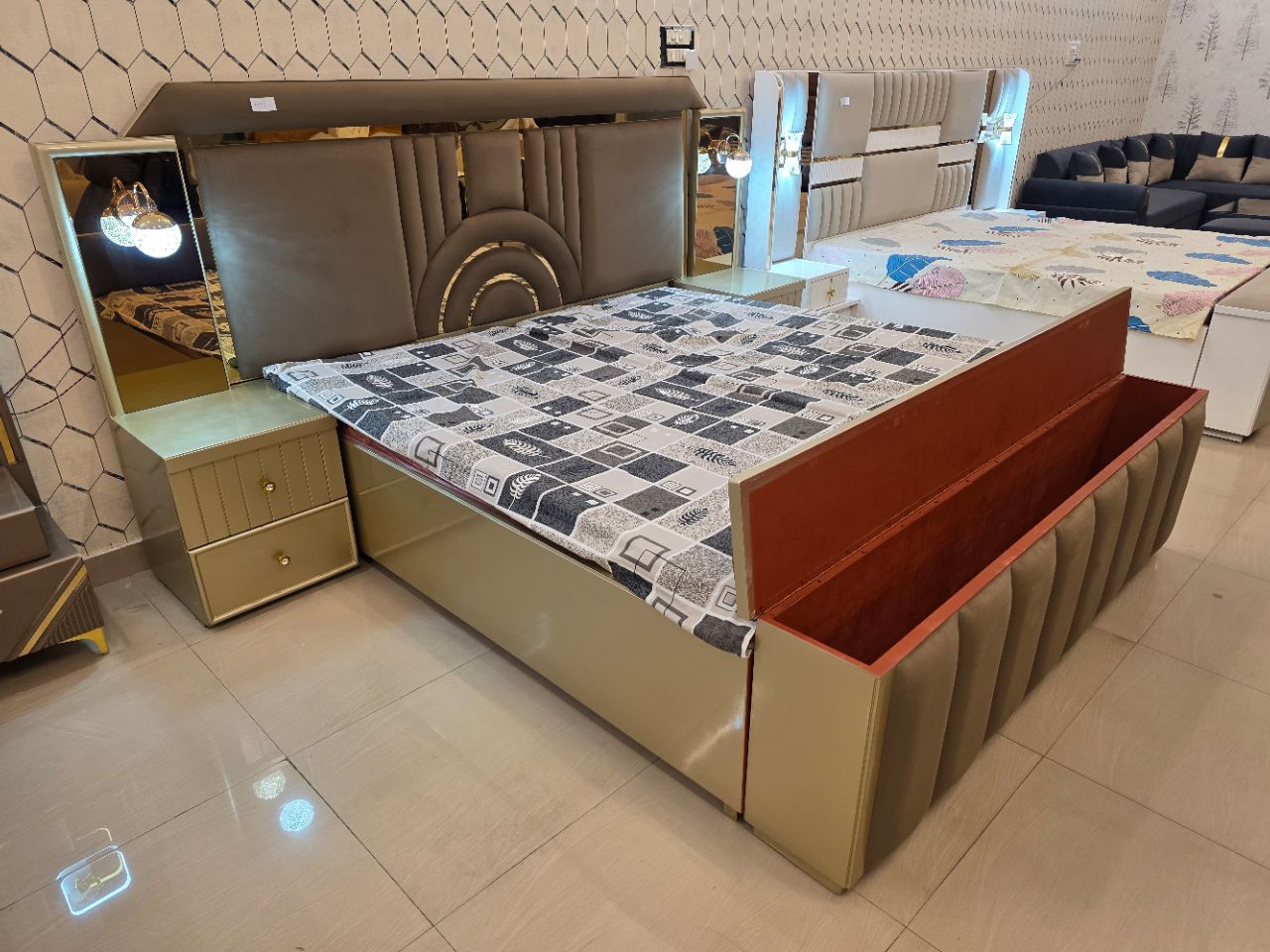 Opulence Arc Storage Bed view 2