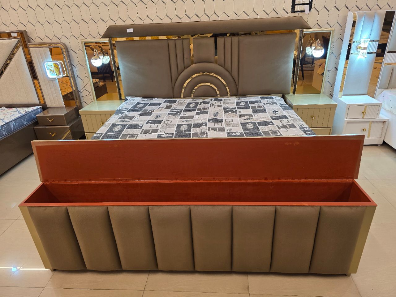 Opulence Arc Storage Bed view 4