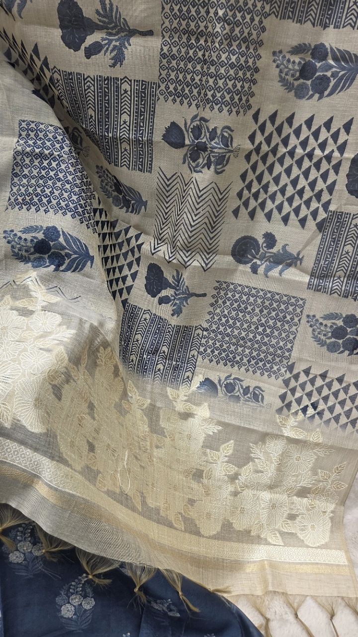 Ethnic Unstitched Suit view 4