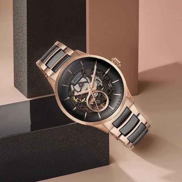 Titan Automatic Watch NT90174KD03 view 2