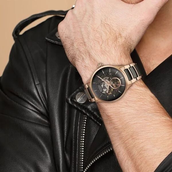 Titan Automatic Watch NT90174KD03 view 6