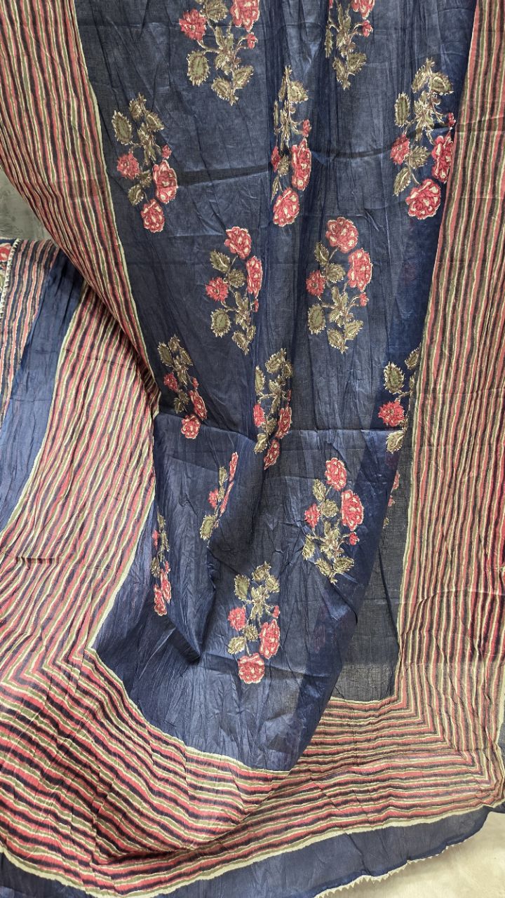 Floral Unstitched Suit Set view 4