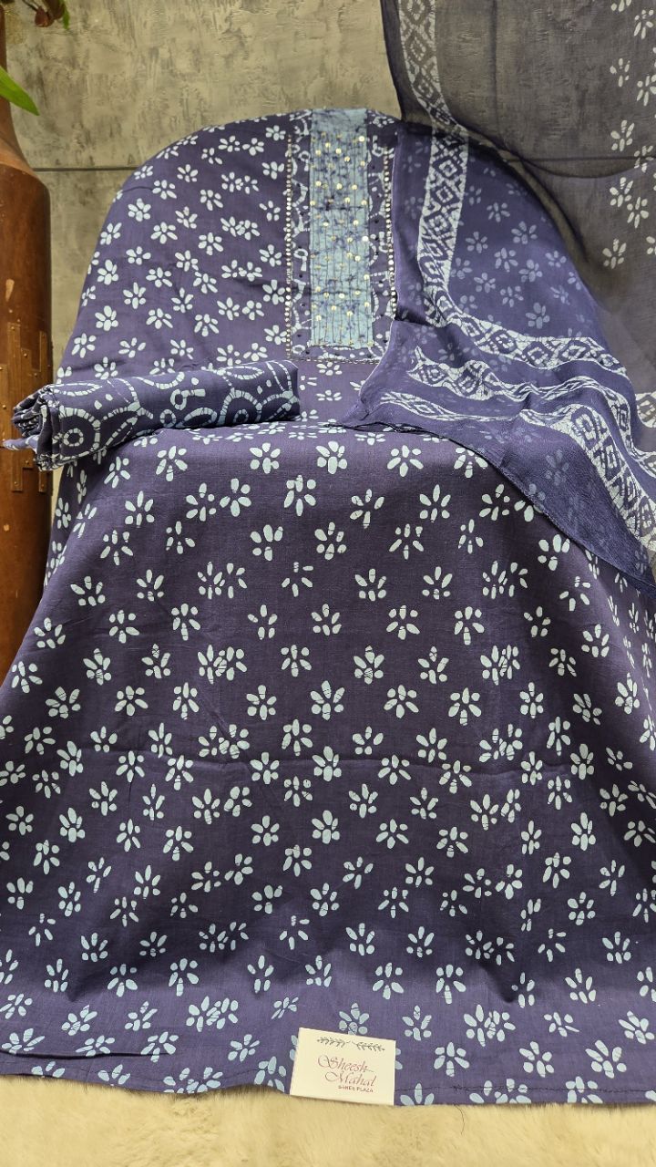 Chic Ethnic Unstitched Suit view 2