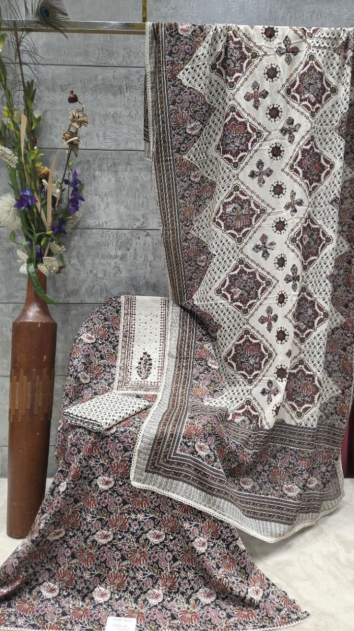 Handcrafted Ethnic Unstitched Suit