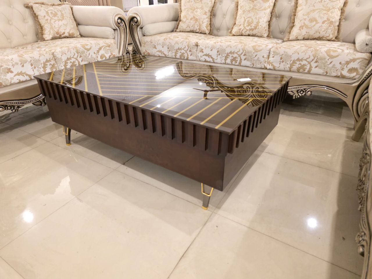 Royal Strata Glass Centre Table view 4