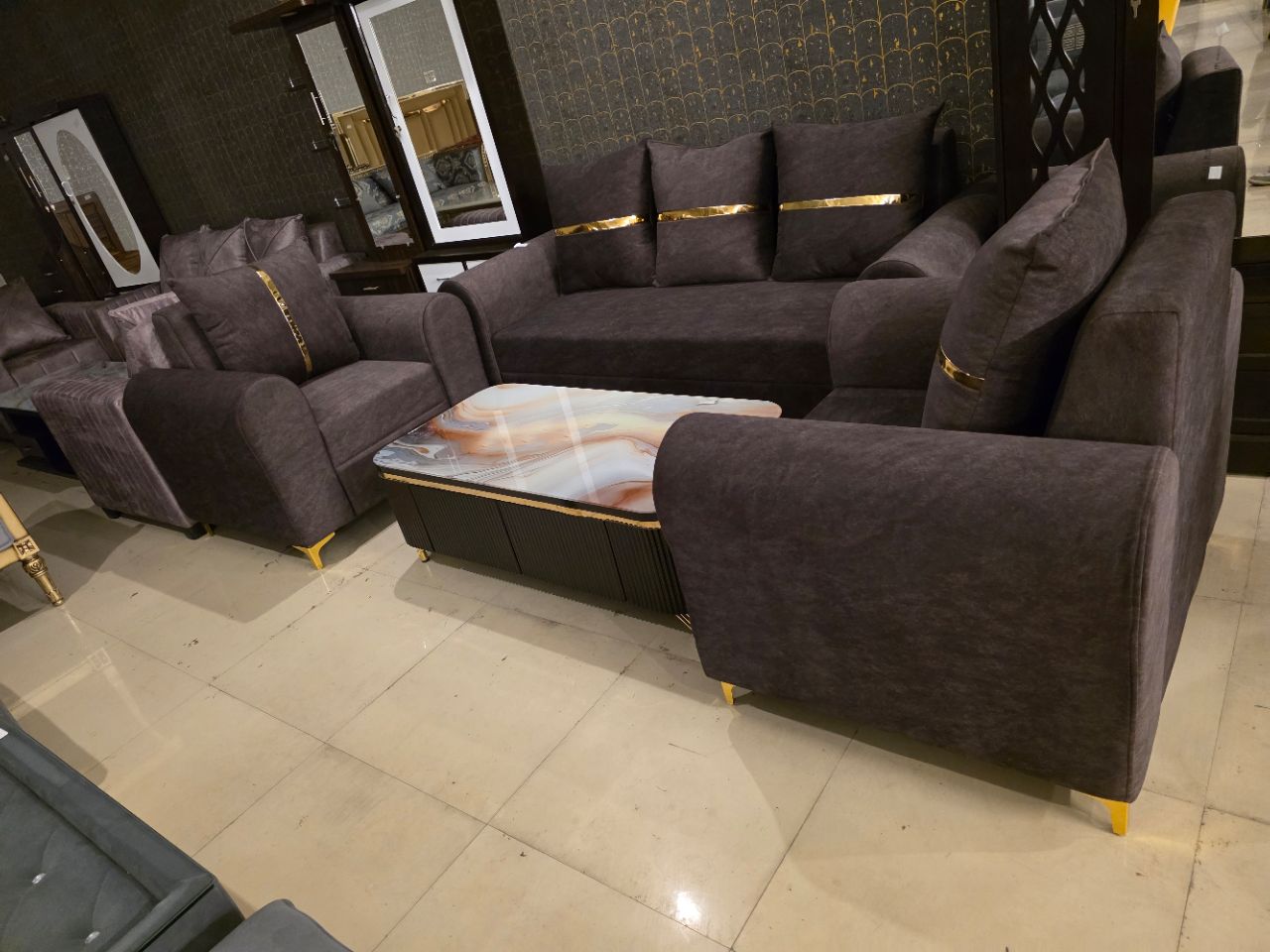 Luxe Living Sofa Set view 2