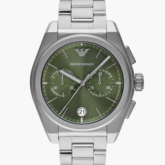 Emporio Armani Green Dial Chronograph Watch AR11640I view 4