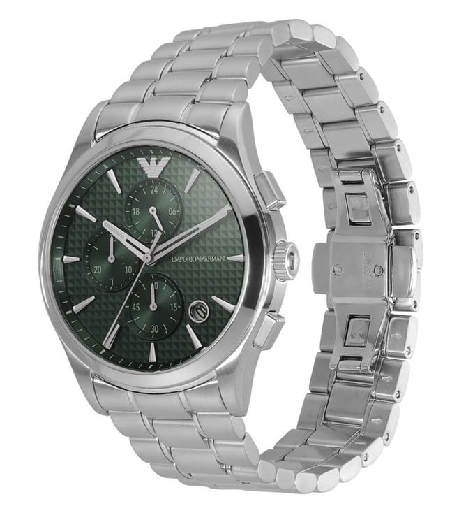 Emporio Armani Green Chronograph Watch AR11529 view 2