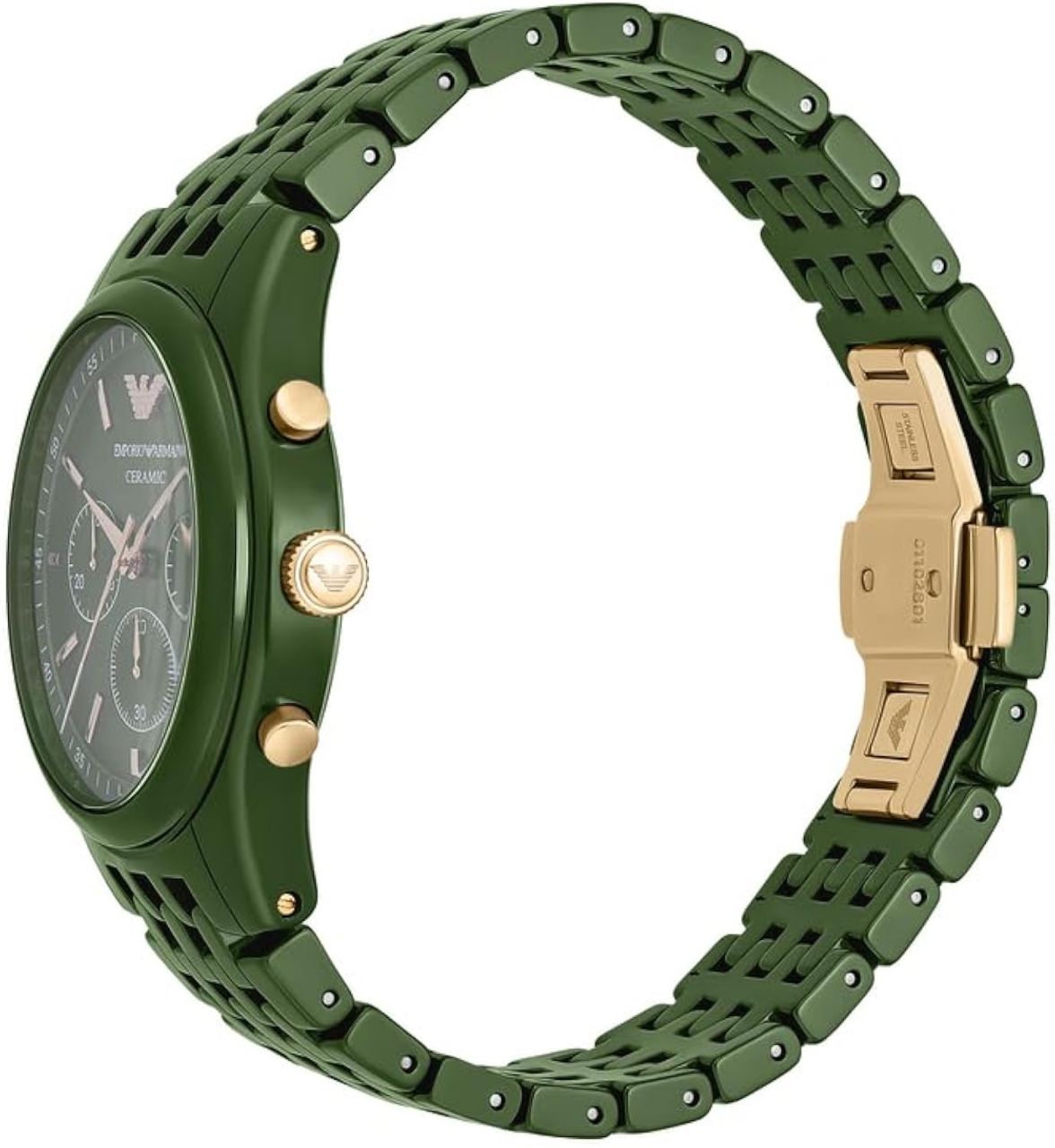 Emporio Armani Ceramic Watch AR70017I view 2