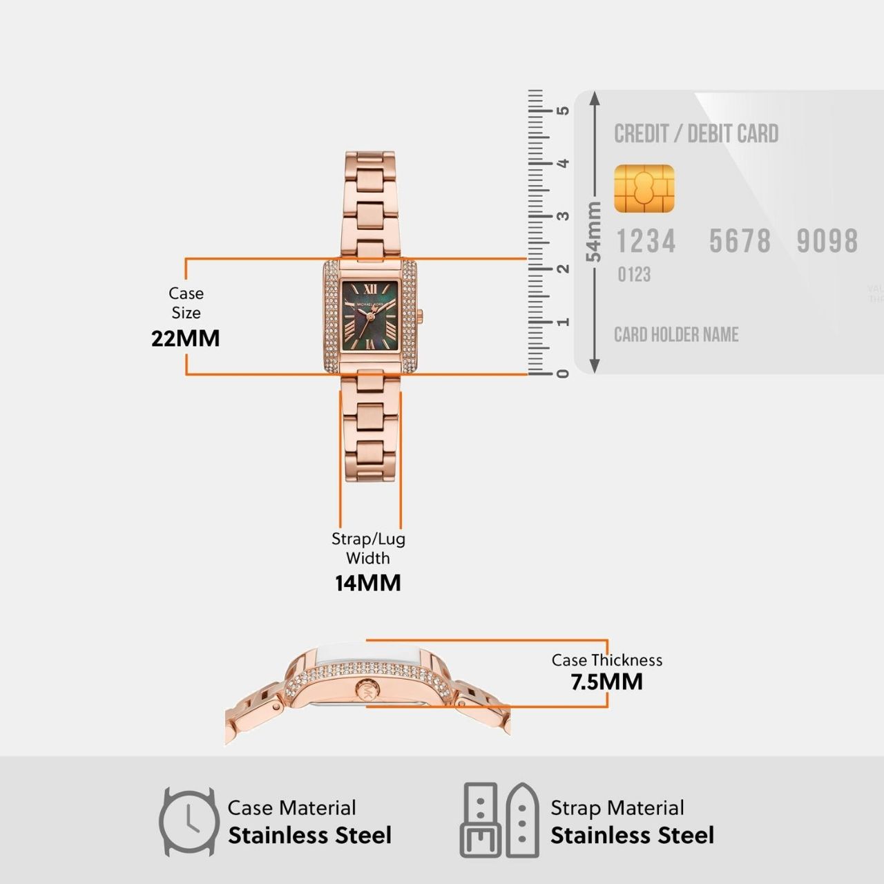 Michael Kors Rose Gold Women MK4868I view 7