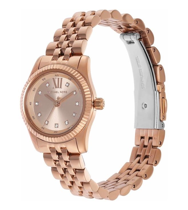 Michael Kors Rose Gold Watch MK4739 view 3