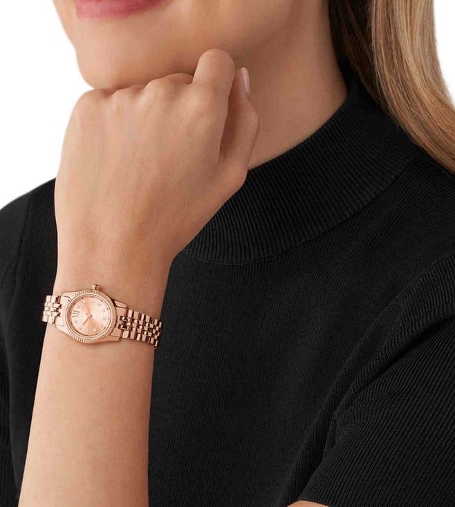 Michael Kors Rose Gold Watch MK4739 view 5