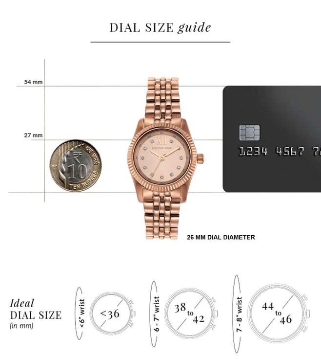 Michael Kors Rose Gold Watch MK4739 view 6