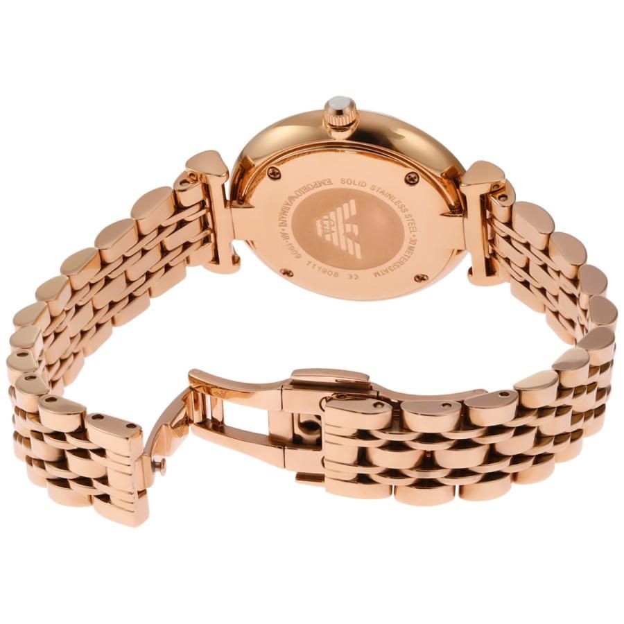 Emporio Armani Rose Gold Watch AR1909 view 3