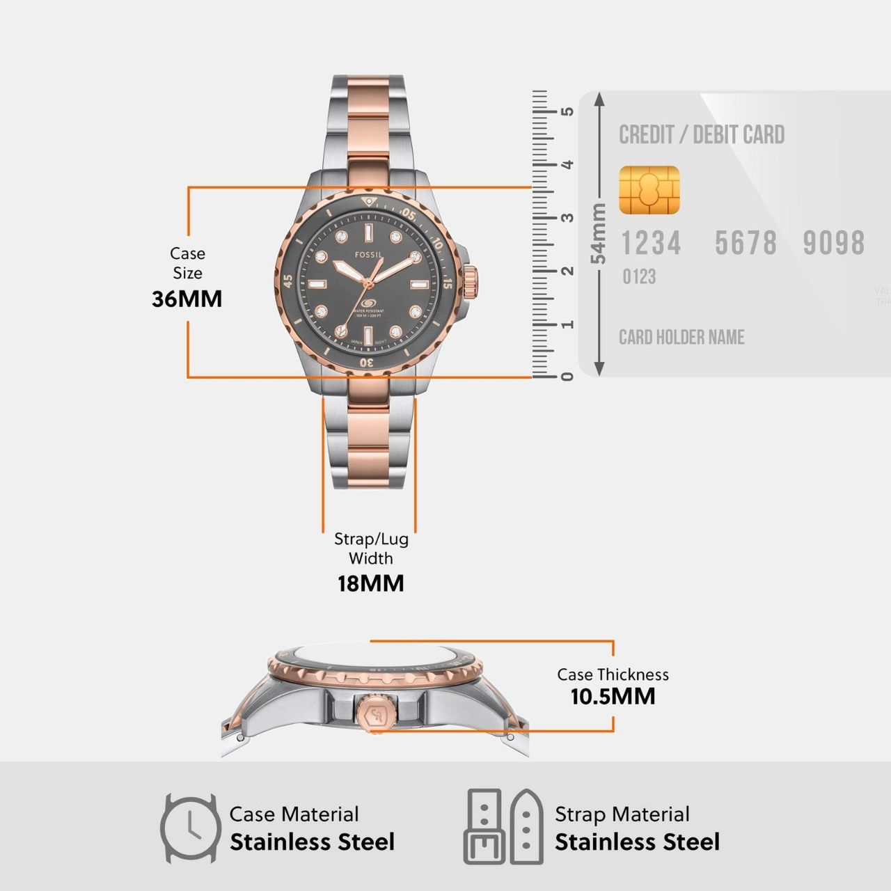Fossil Women Watch ES5348I view 7