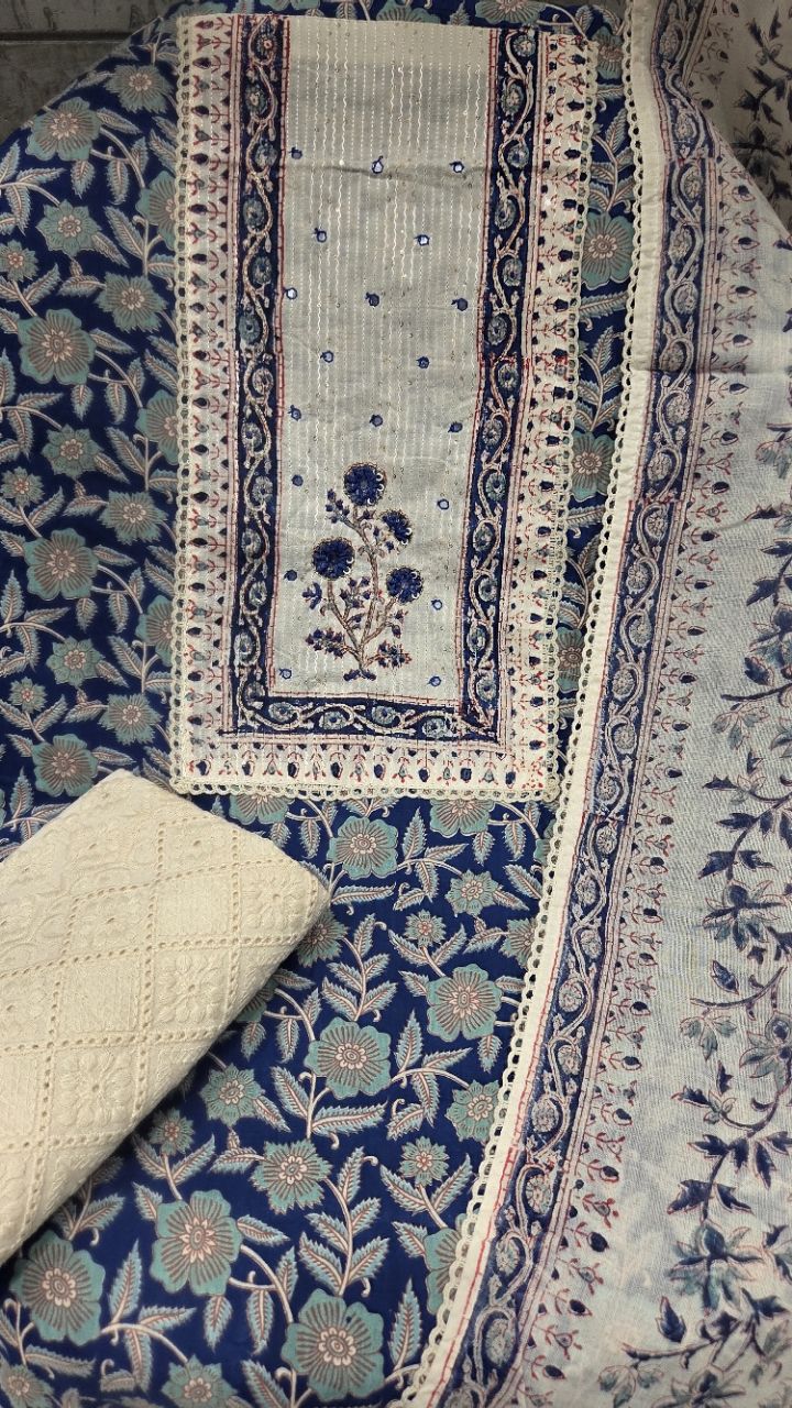 Printed Ethnic Suit view 3