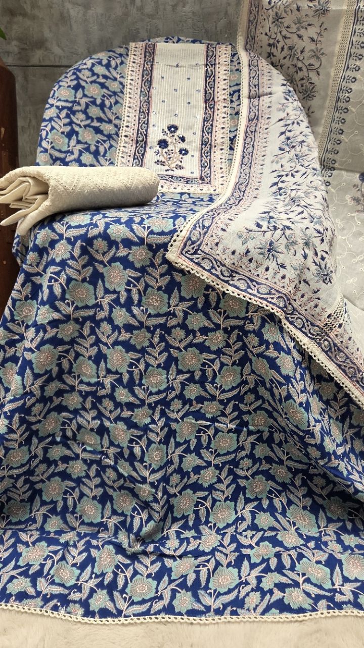 Printed Ethnic Suit view 2