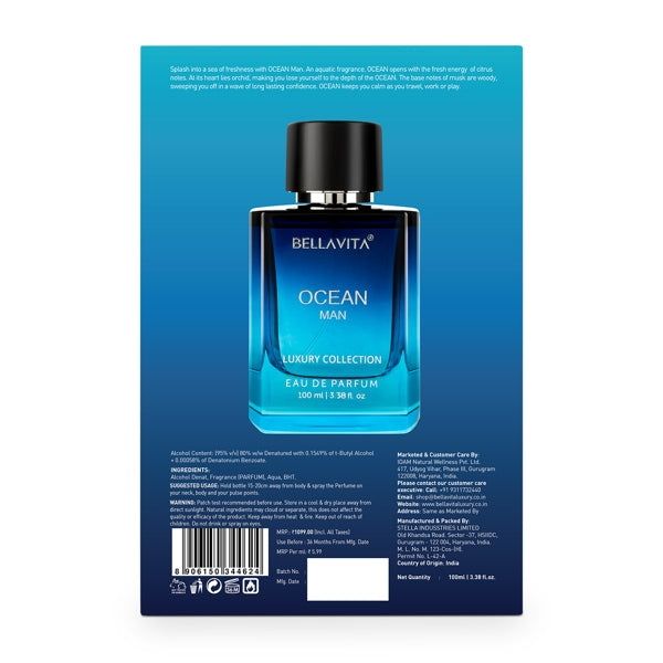 Bellavita Ocean Man Eau de Parfum view 6