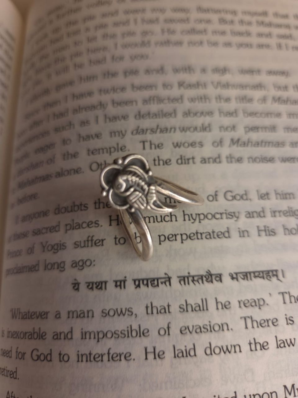 Adjustable Parrot 925 Silver Ring view 3