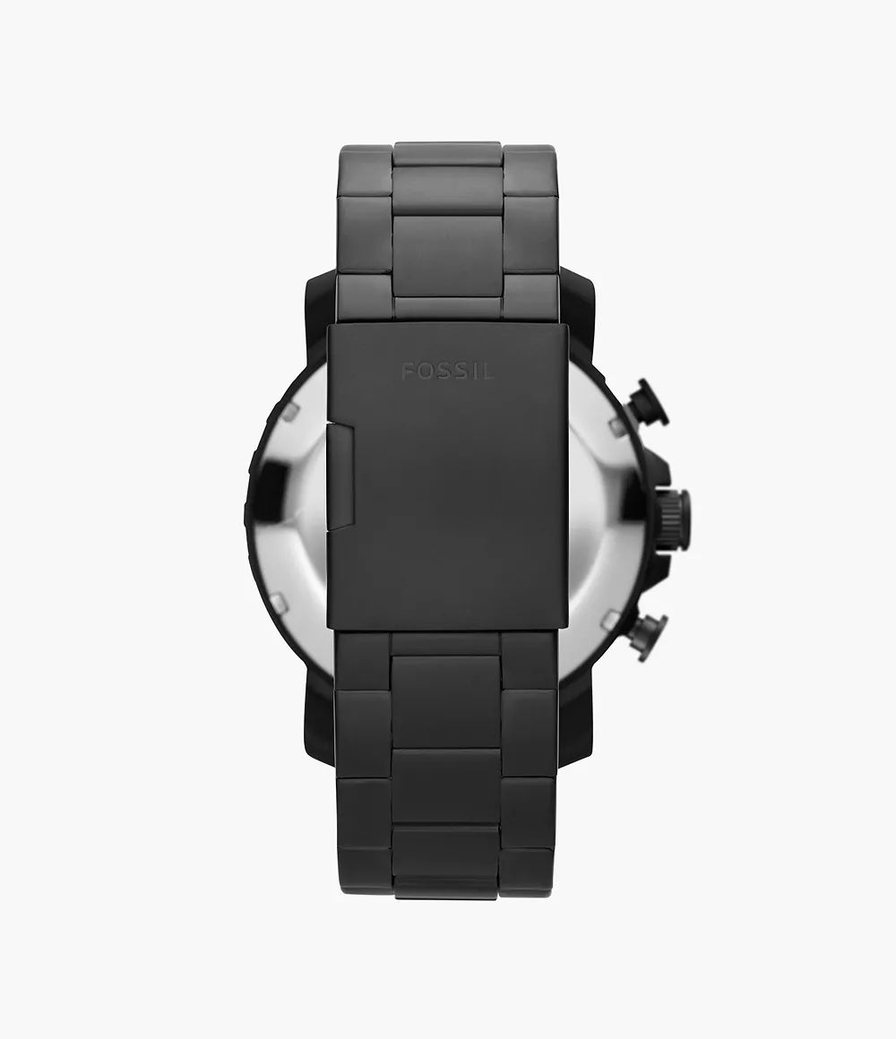 Fossil Mens Black Chronograph Watch JR1401 view 2
