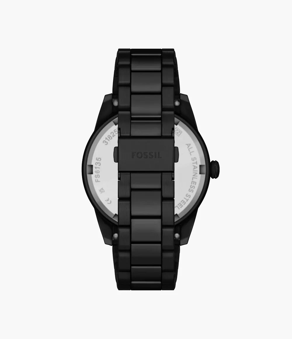Fossil Black Chronograph Watch FS6135 view 2