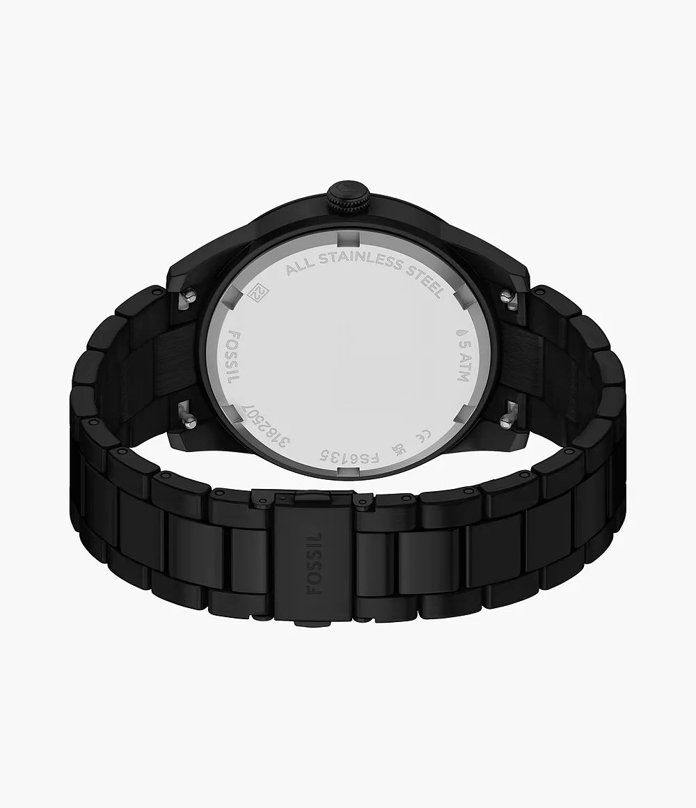 Fossil Black Chronograph Watch FS6135 view 3