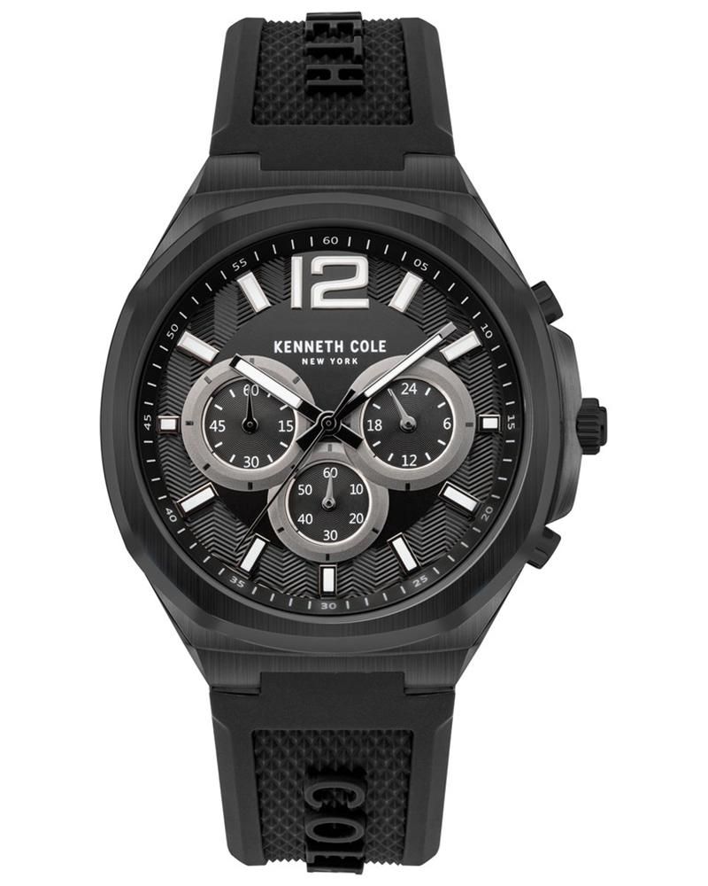 Kenneth Cole Black Chronograph NEKCWG0210490MN
