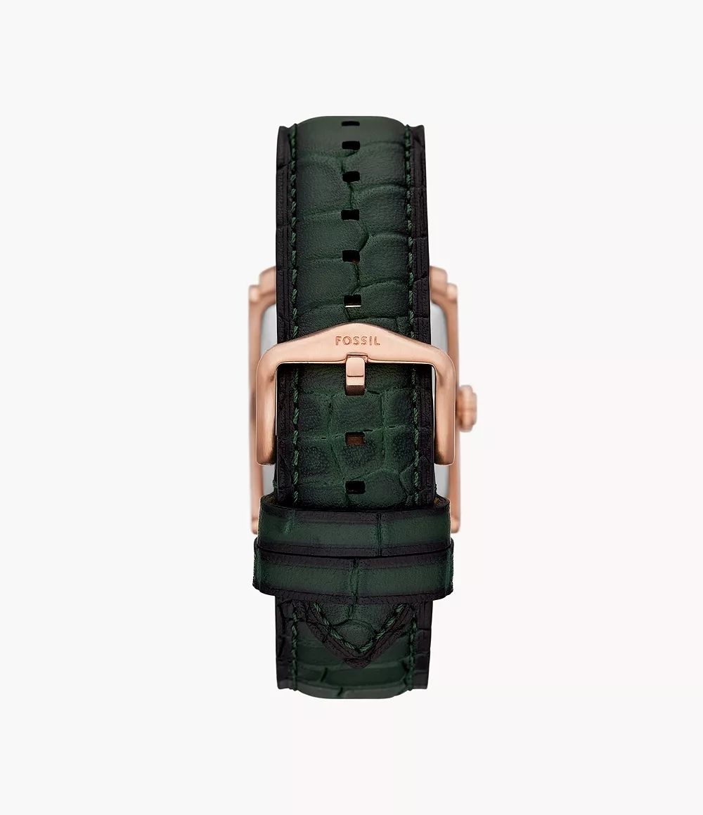 Fossil Classic Green Strap Watch FS6077I view 3