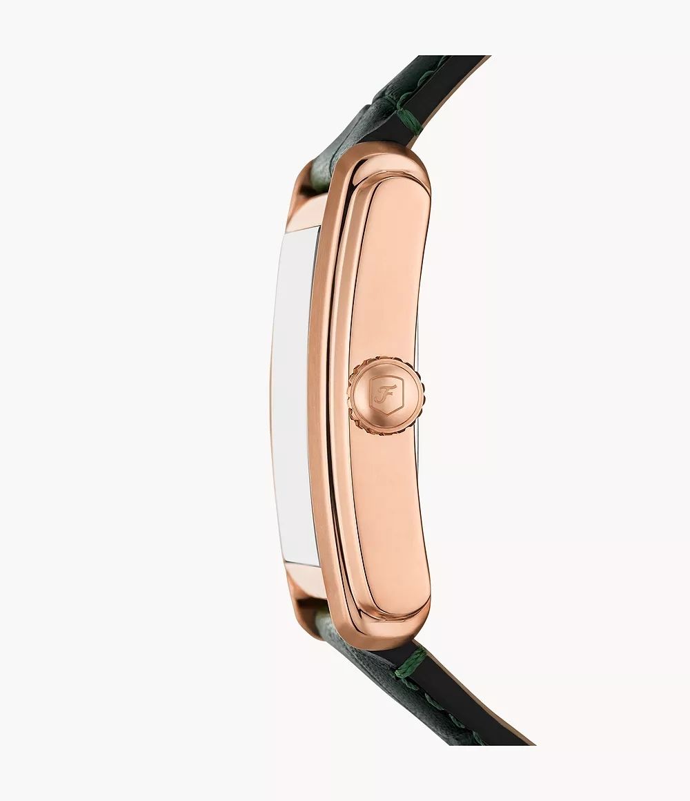 Fossil Classic Green Strap Watch FS6077I view 4