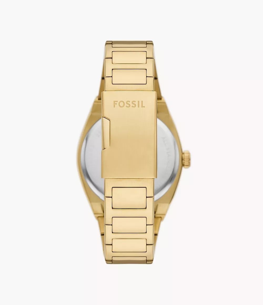Fossil Mens Gold Tone Watch FS5965 view 2