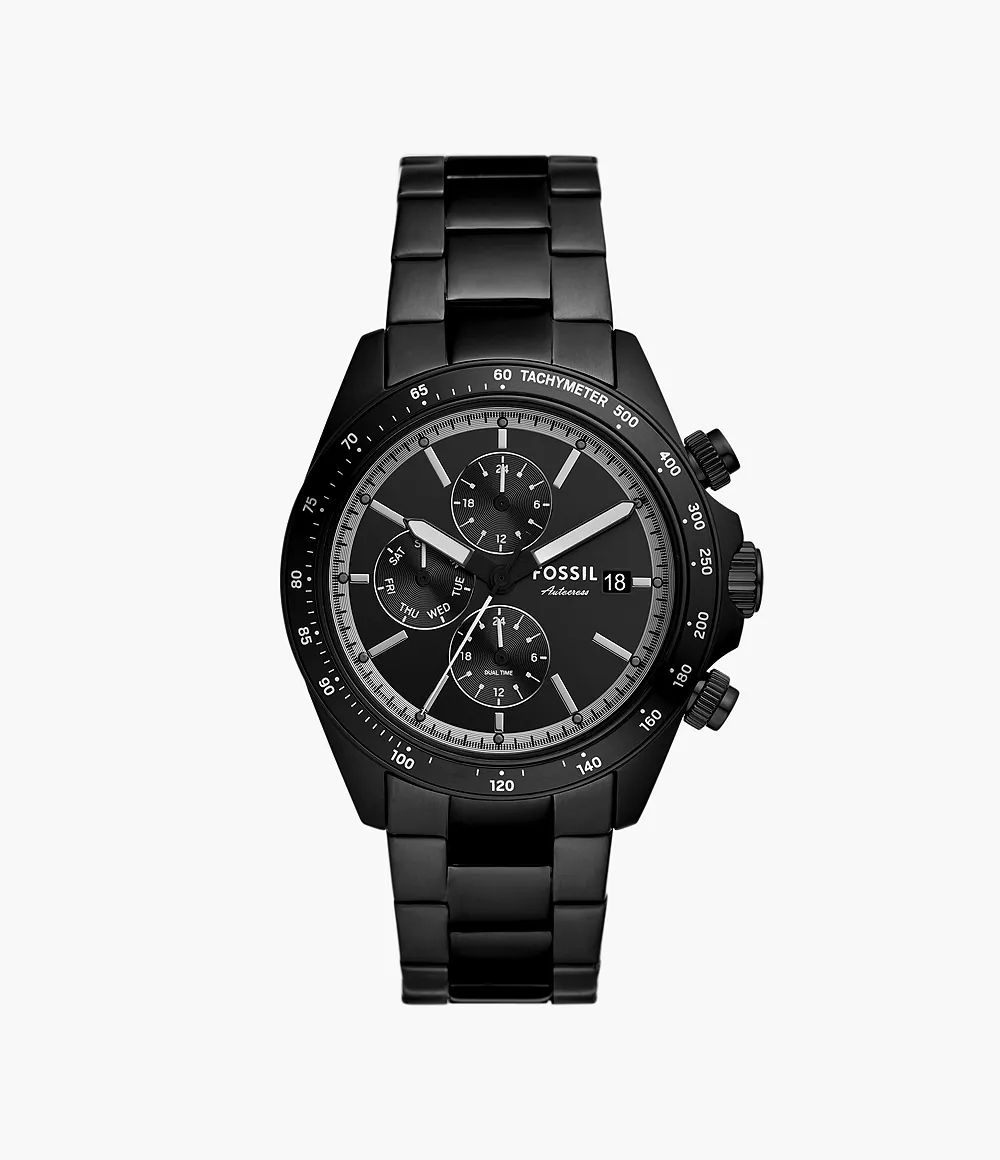 Fossil Black Chronograph Watch FS6125I