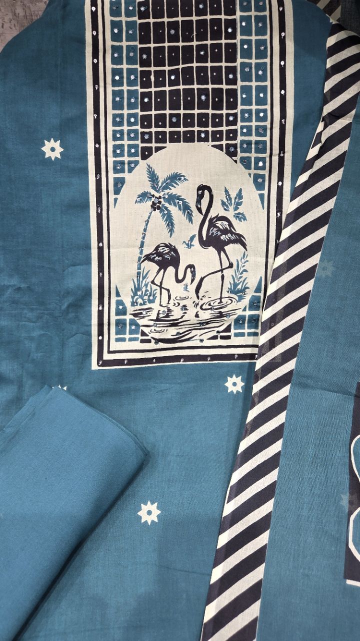 Printed Cotton Suit view 3