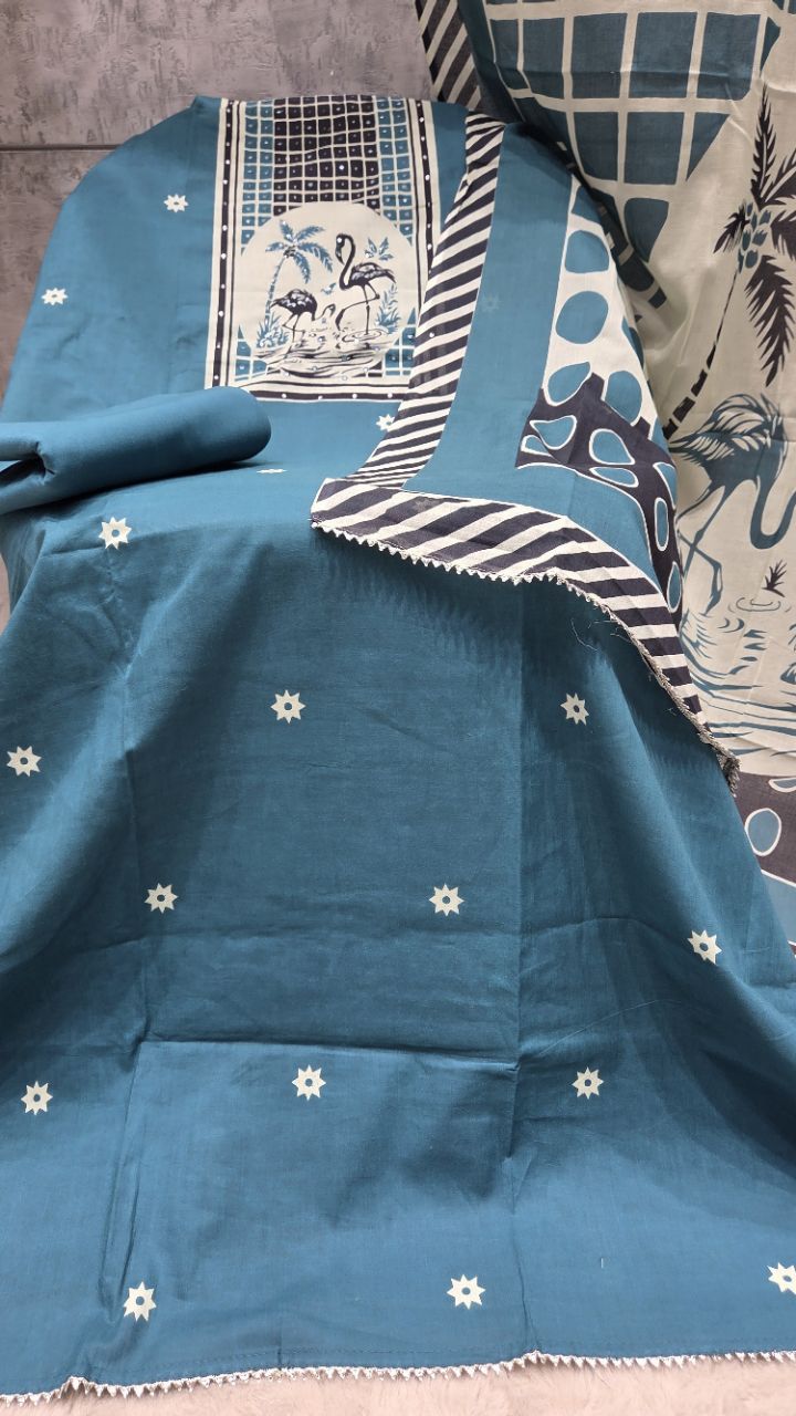 Printed Cotton Suit view 2