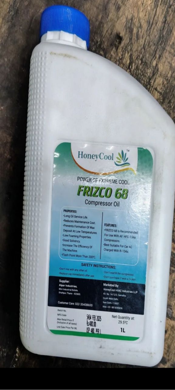 SUNIZOL Auto Air Conditioning Compressor Oil (POE) R-134a view 3