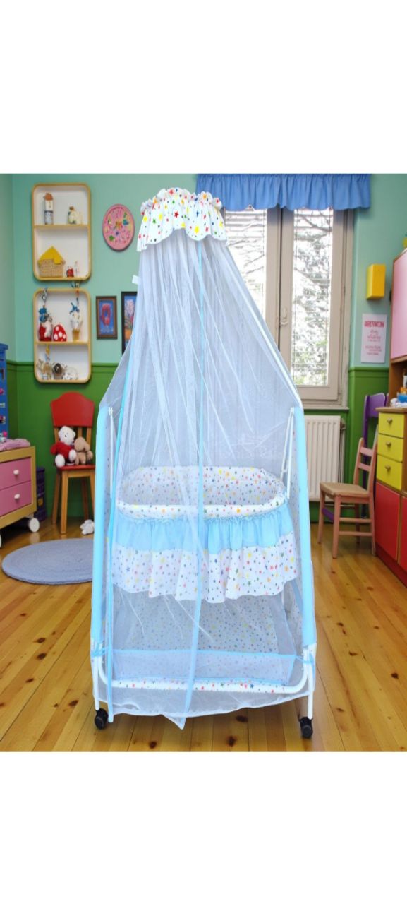 Baby Cradle with Mosquito Net B view 2