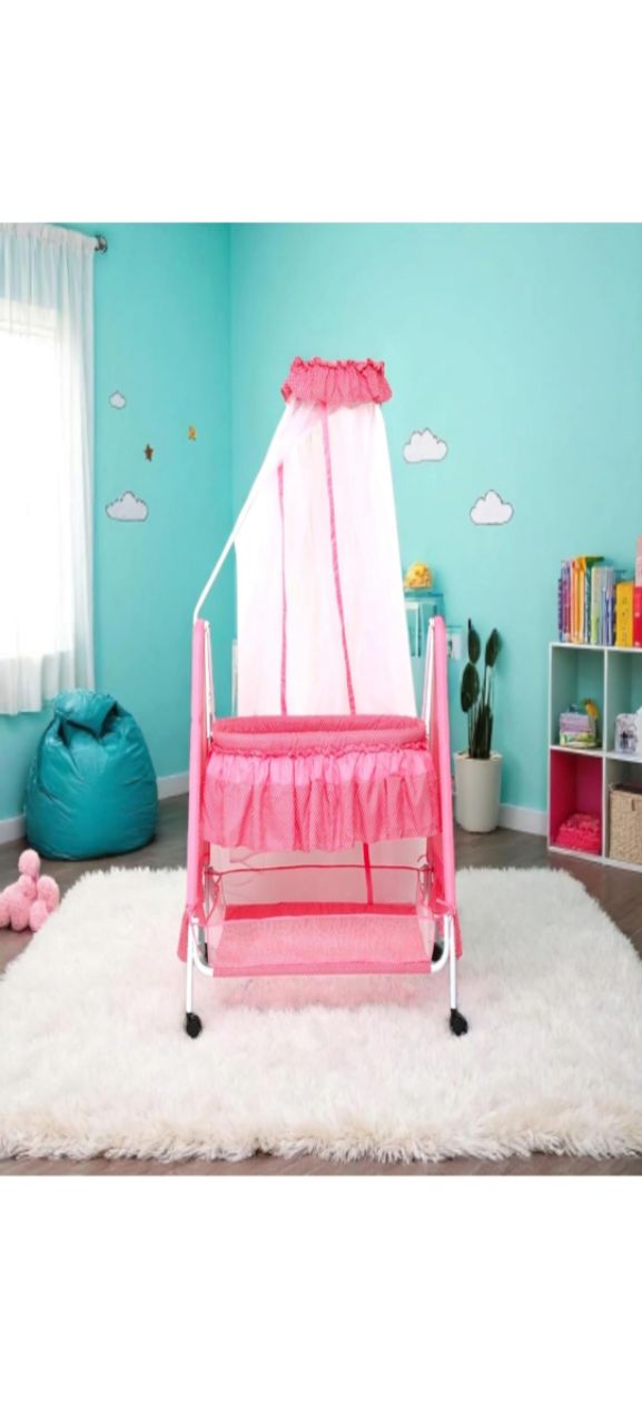 Baby Cradle with Mosquito Net P view 3