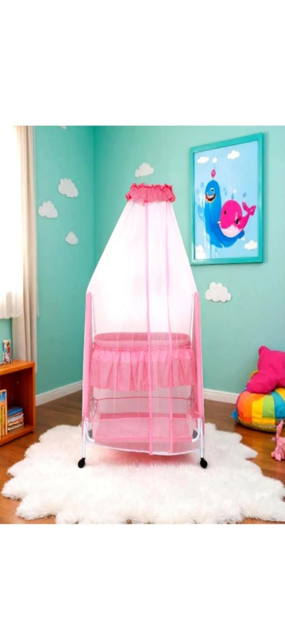 Baby Cradle with Mosquito Net P view 7