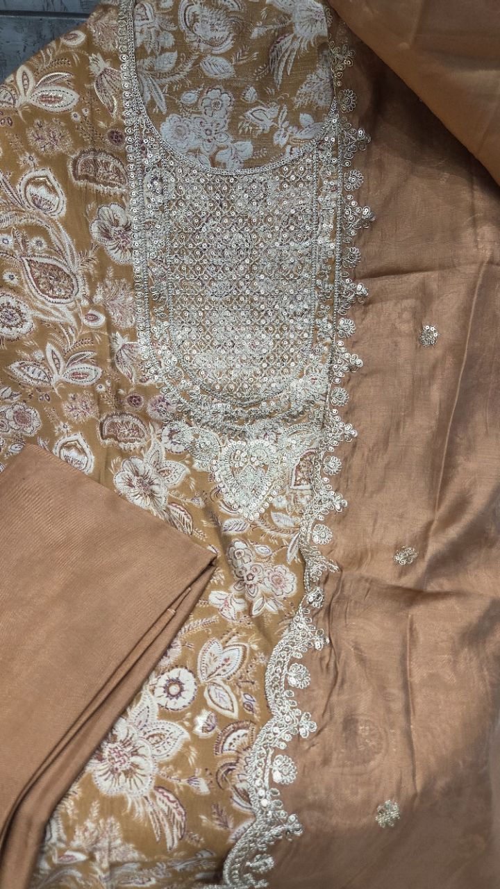 Embroidered Ethnic Suit view 3