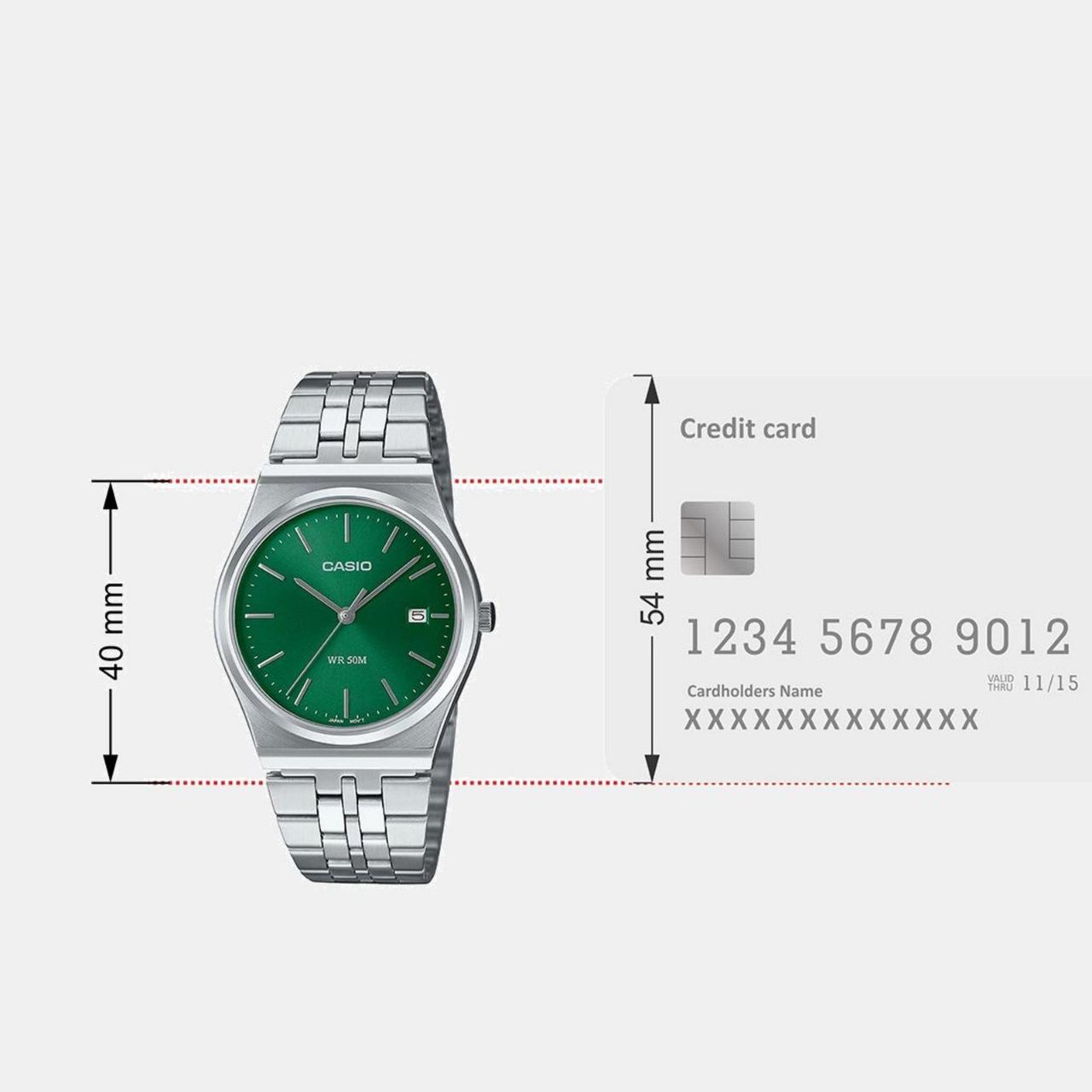 CASIO Green Dial A2236 view 9