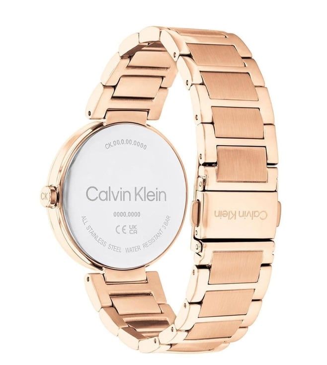 Calvin Klein Rose Gold Watch 25200253 view 2