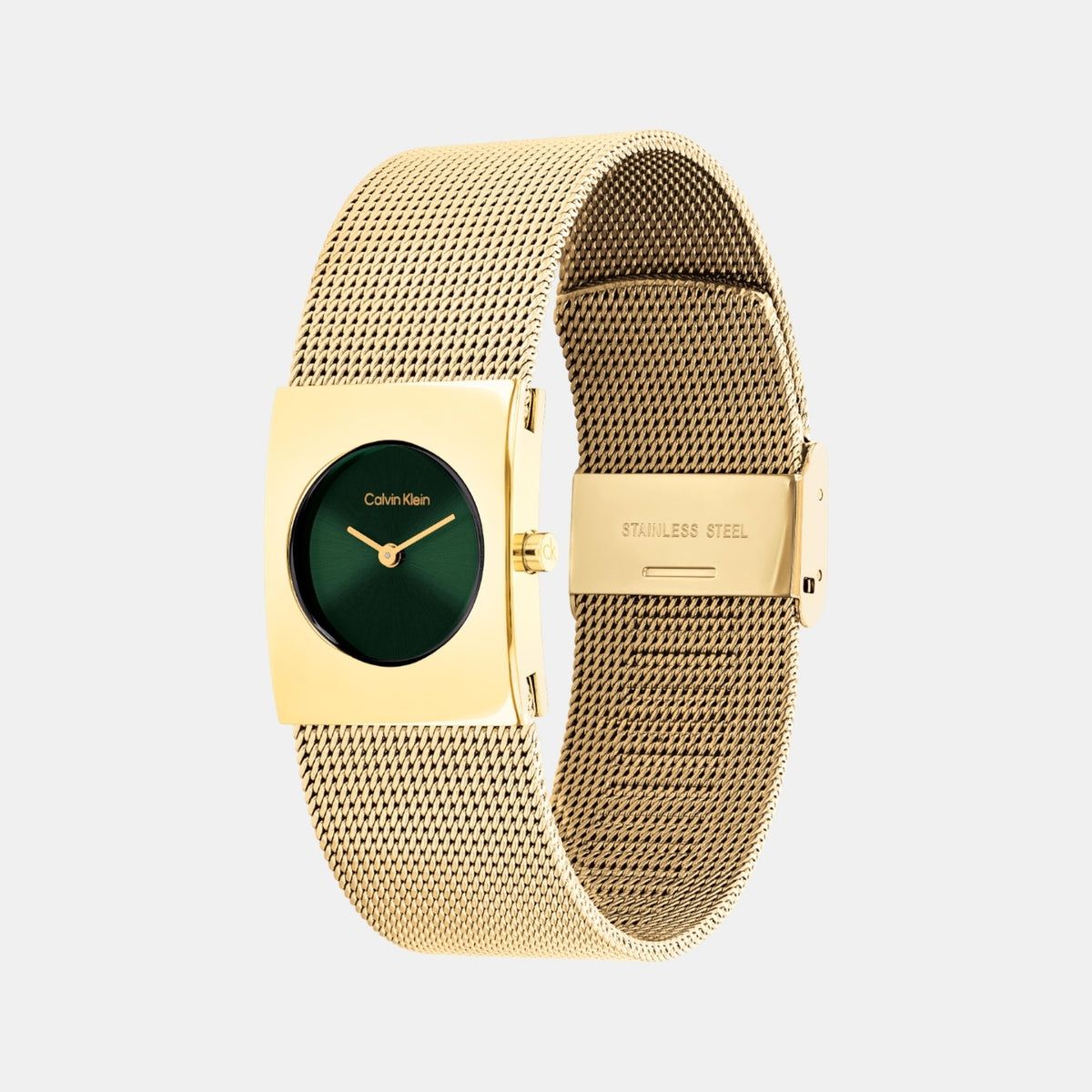 Calvin Klein Green Mesh Watch 25100136 view 2