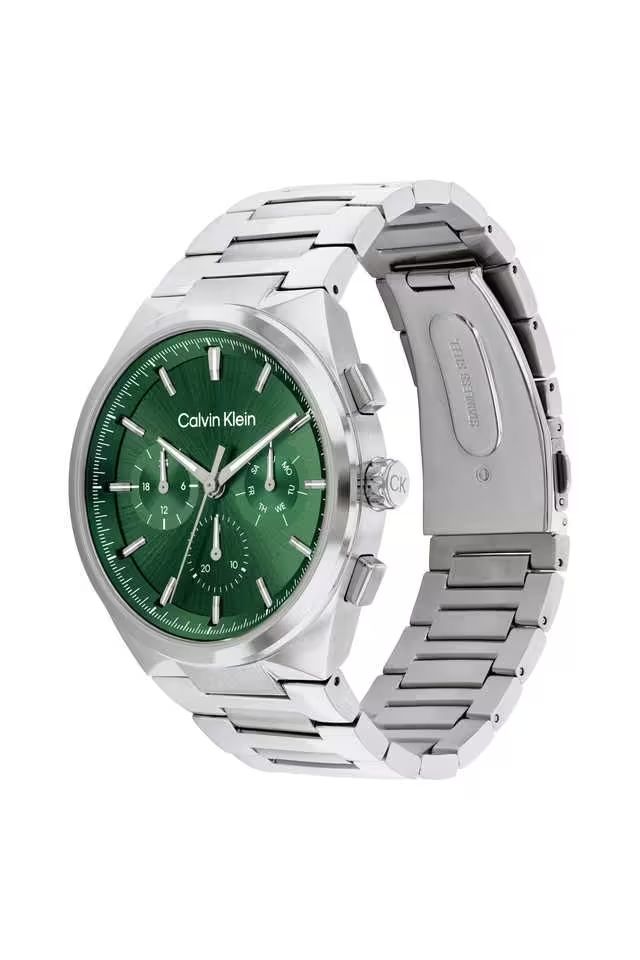 Calvin Klein Green Chronograph Watch 25200441 view 3