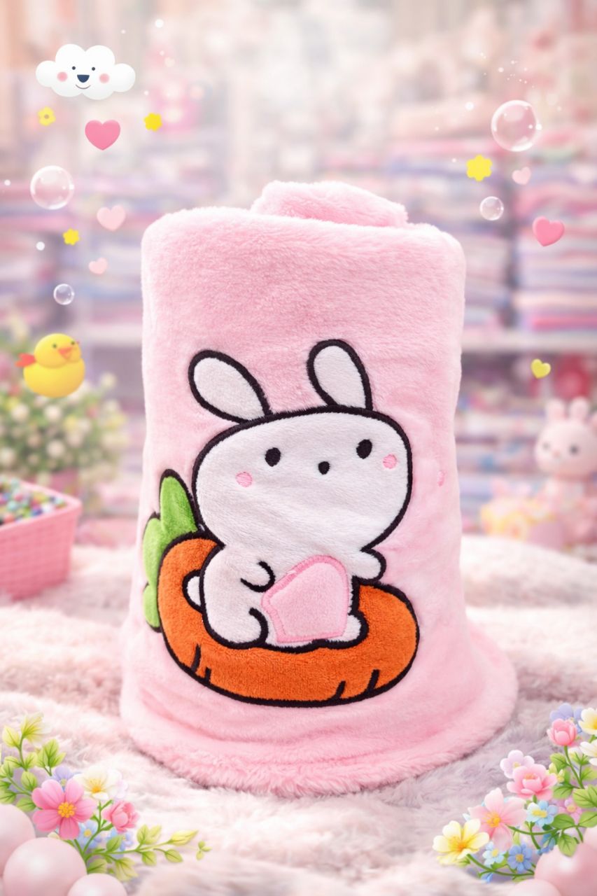 Bunny Soft Blanket view 2