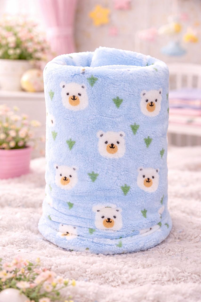 Cuddly Bear Baby Blanket view 2